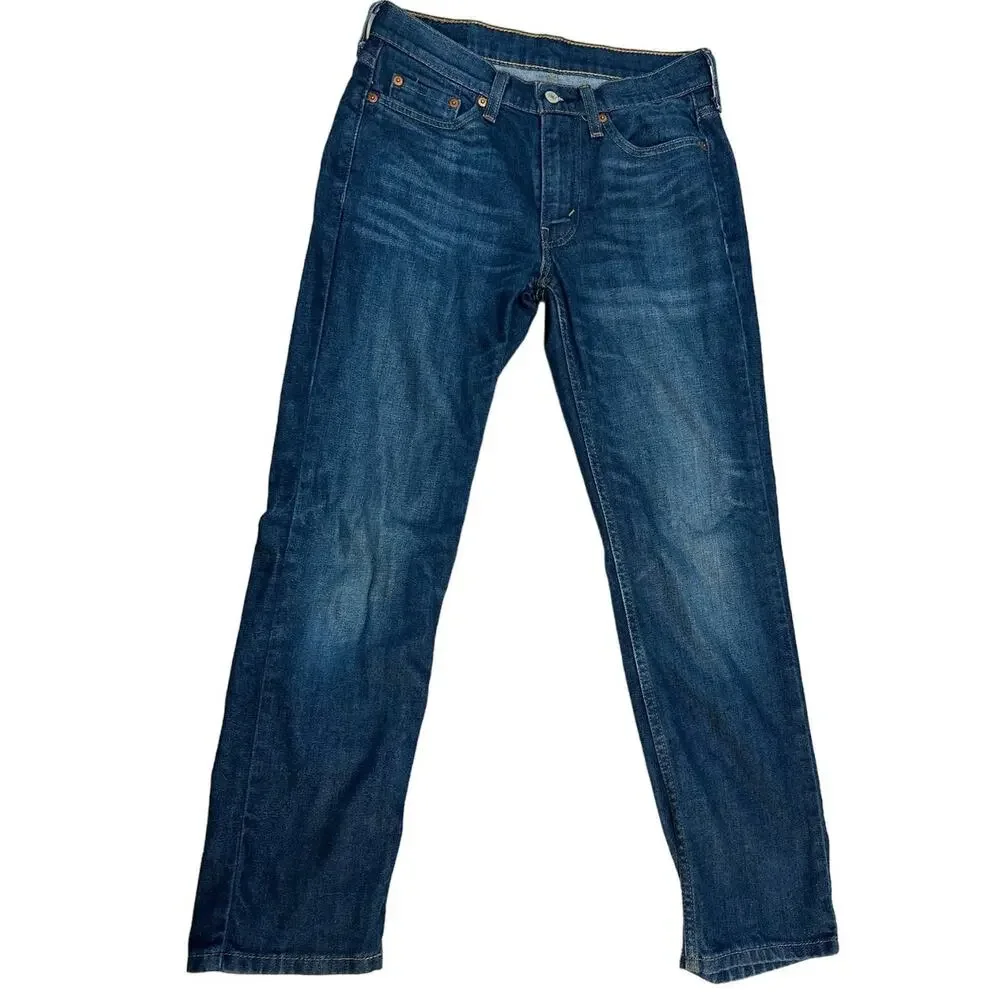 Levi's Dark Wash 514 Straight Leg Jeans Men's 29 x 30